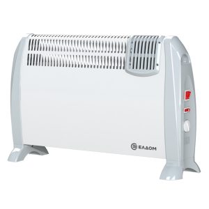 Подов конвектор ЕЛДОМ с вентилатор, бял, 2kW
